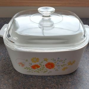 Corning ware Wildflower vintage casserole dish 5L